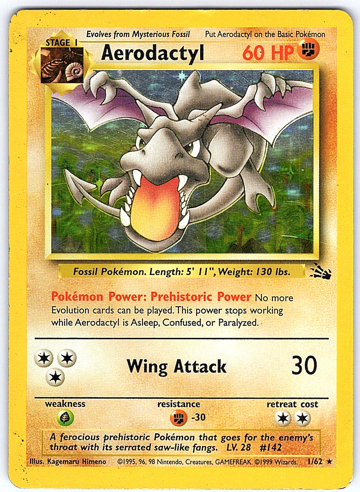 Aerodactyl 1/62