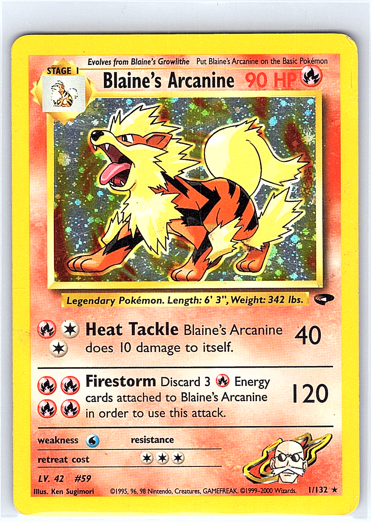 Blaine's Arcanine 1/132