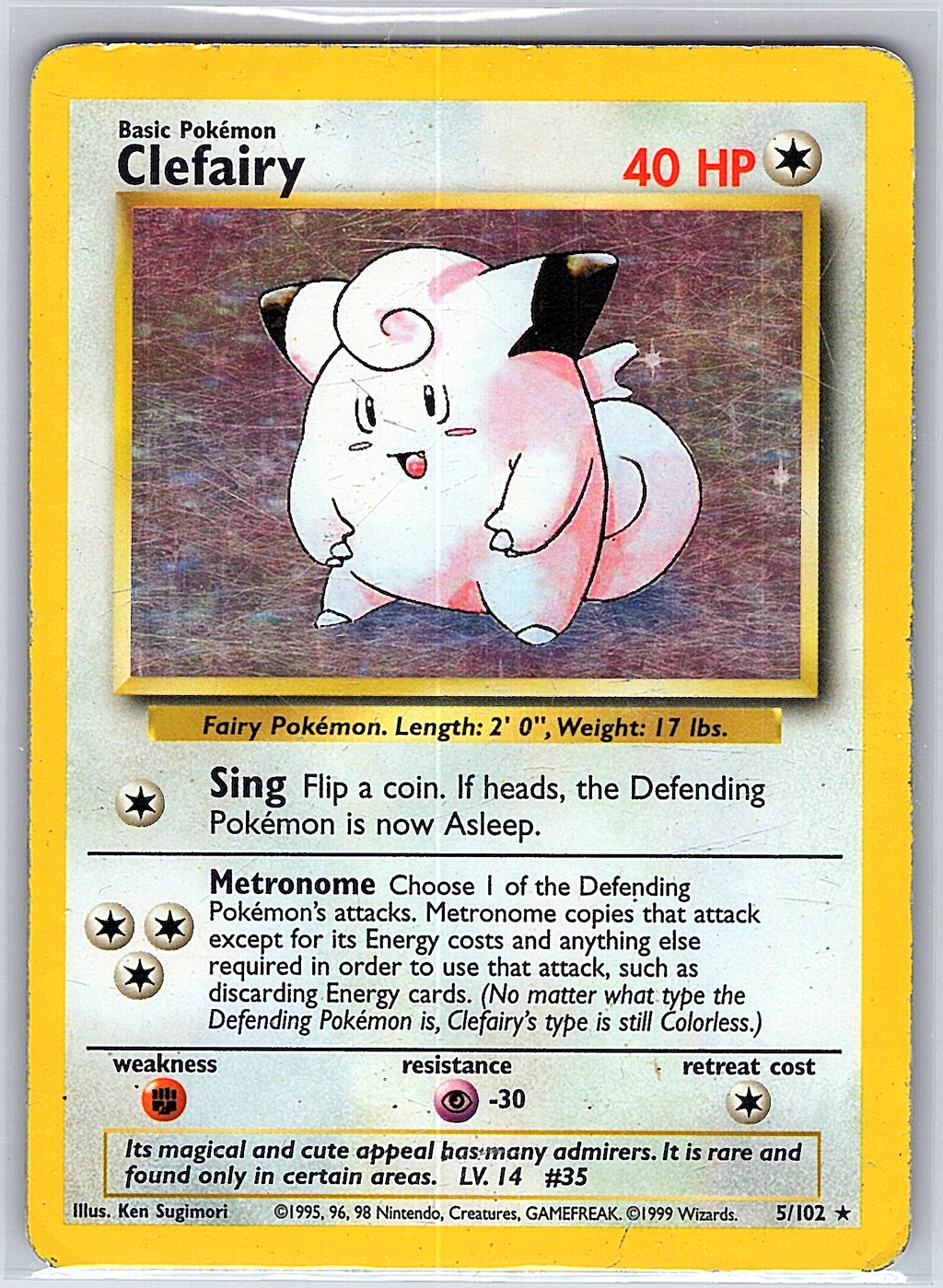 Clefairy 5/102