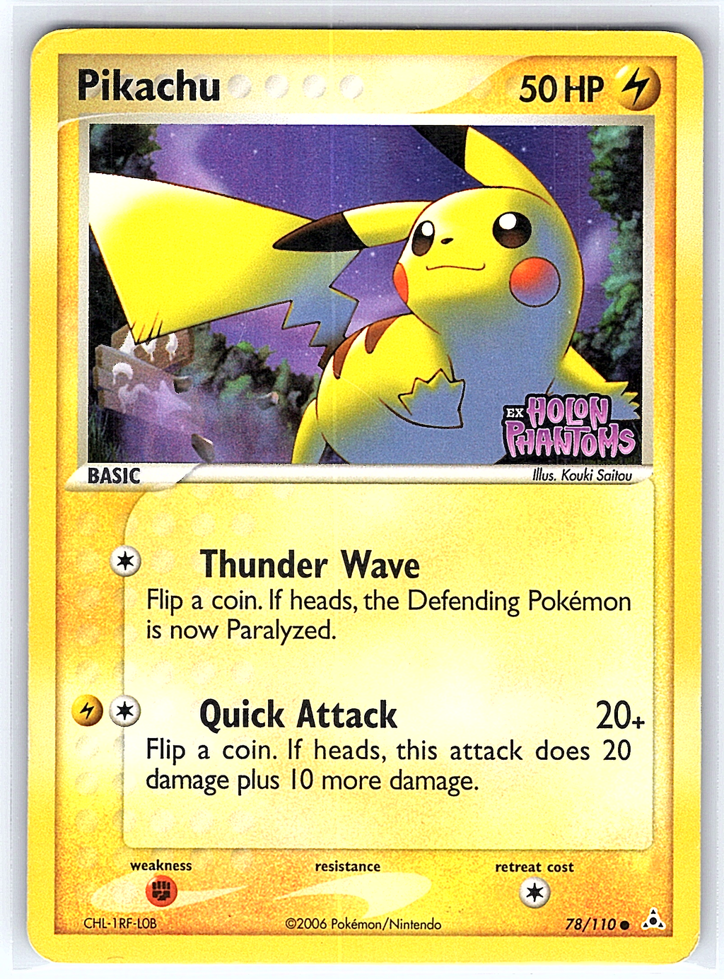 Pikachu 78/110