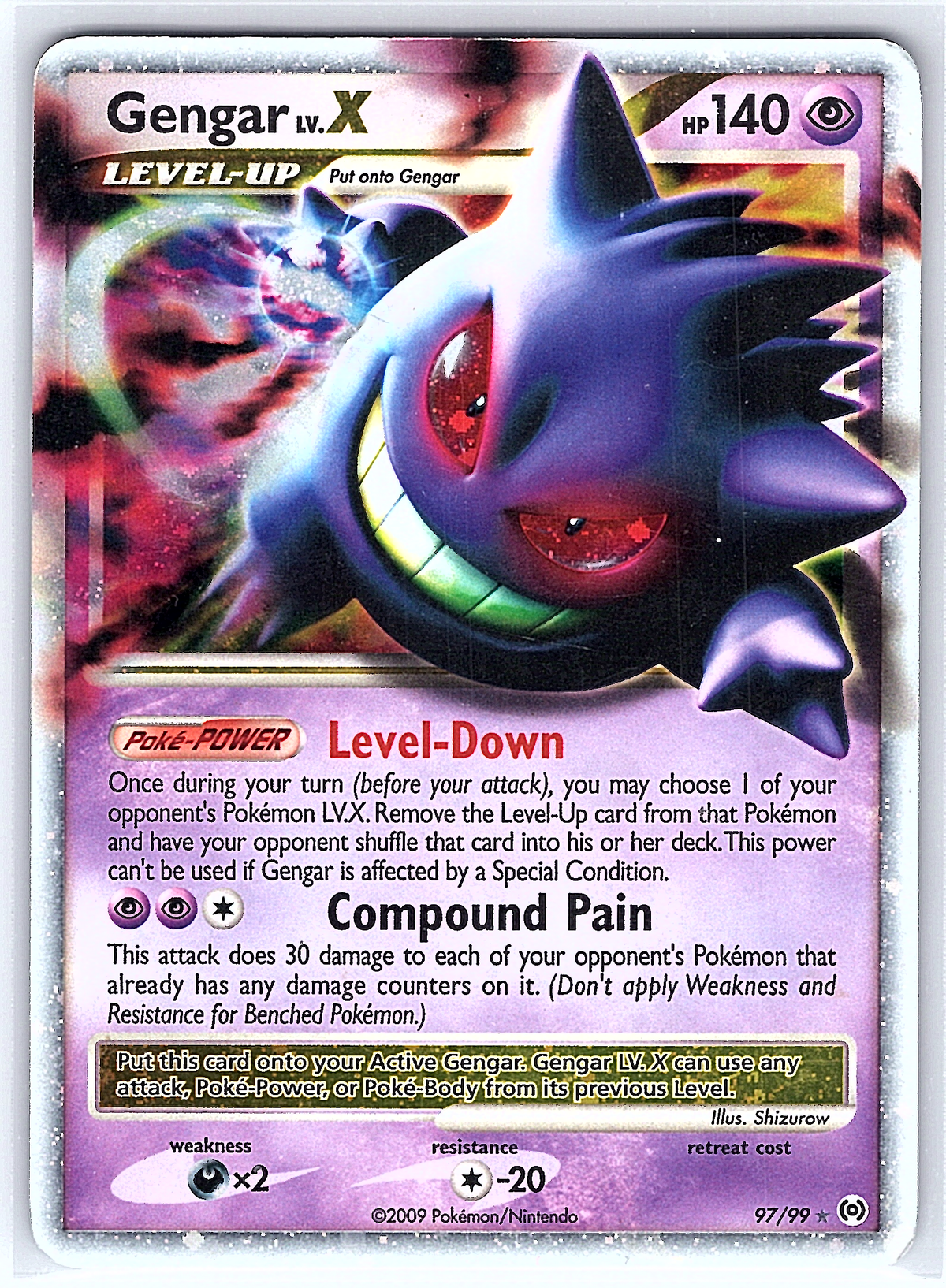 Gengar LV.X 97/99