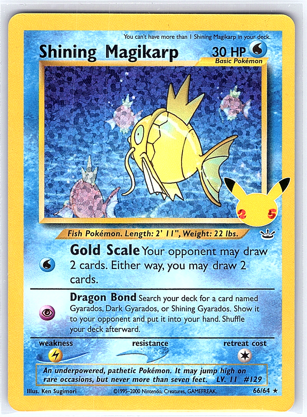 Shining Magikarp 66/64 (Celebration)
