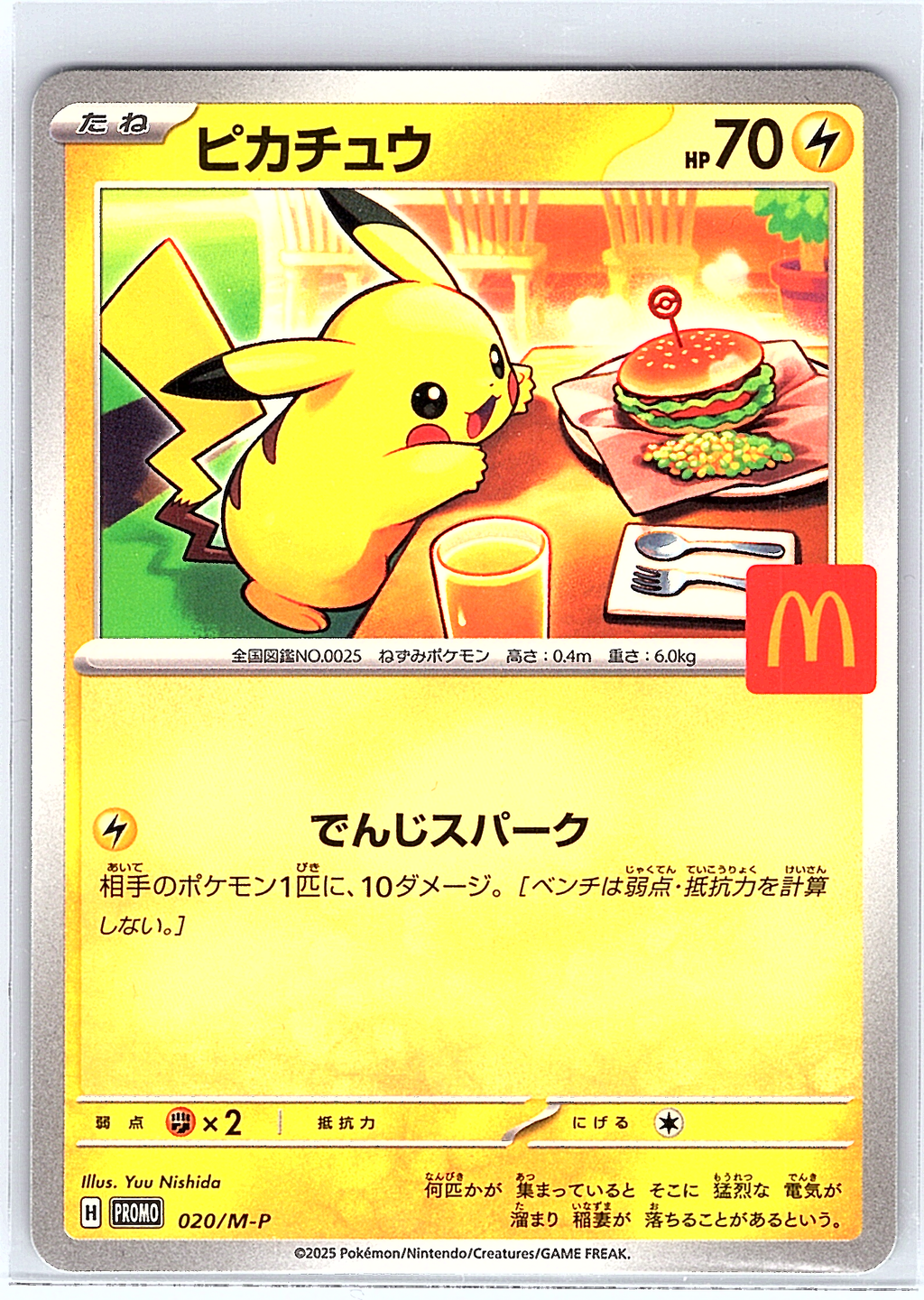 Pikachu 020/M-P